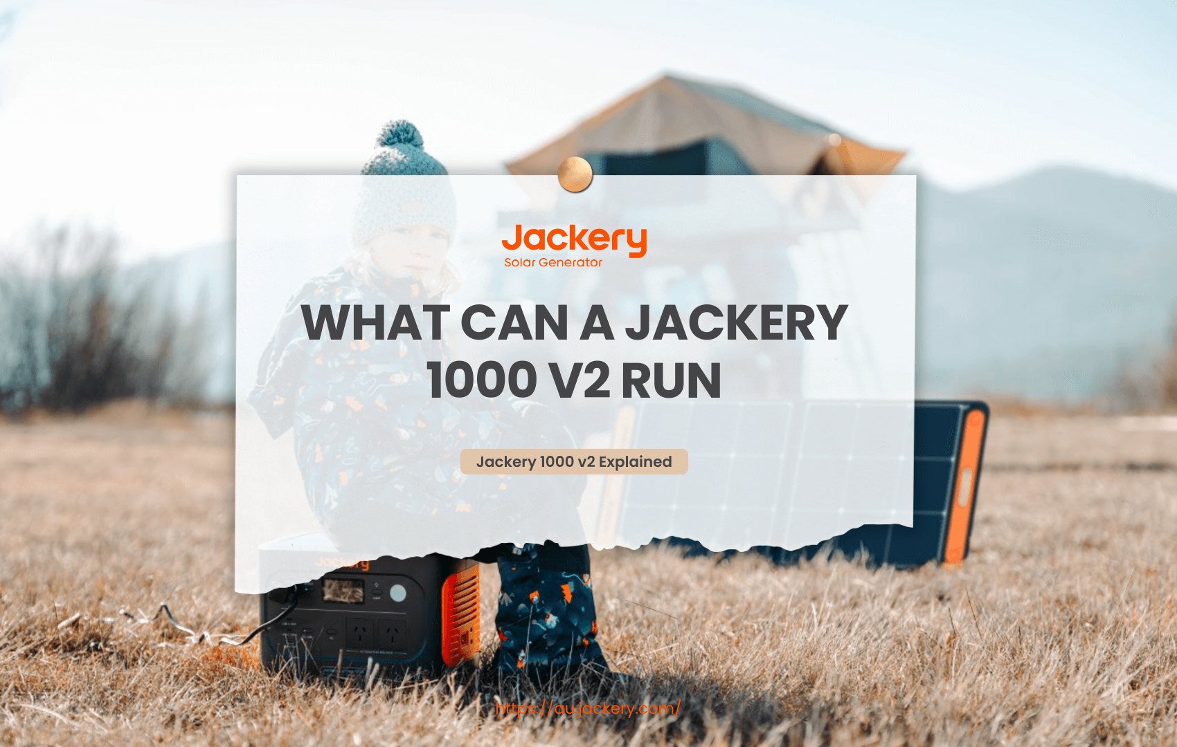 What Can a Jackery 1000 v2 Run?