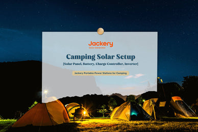 camping solar setup