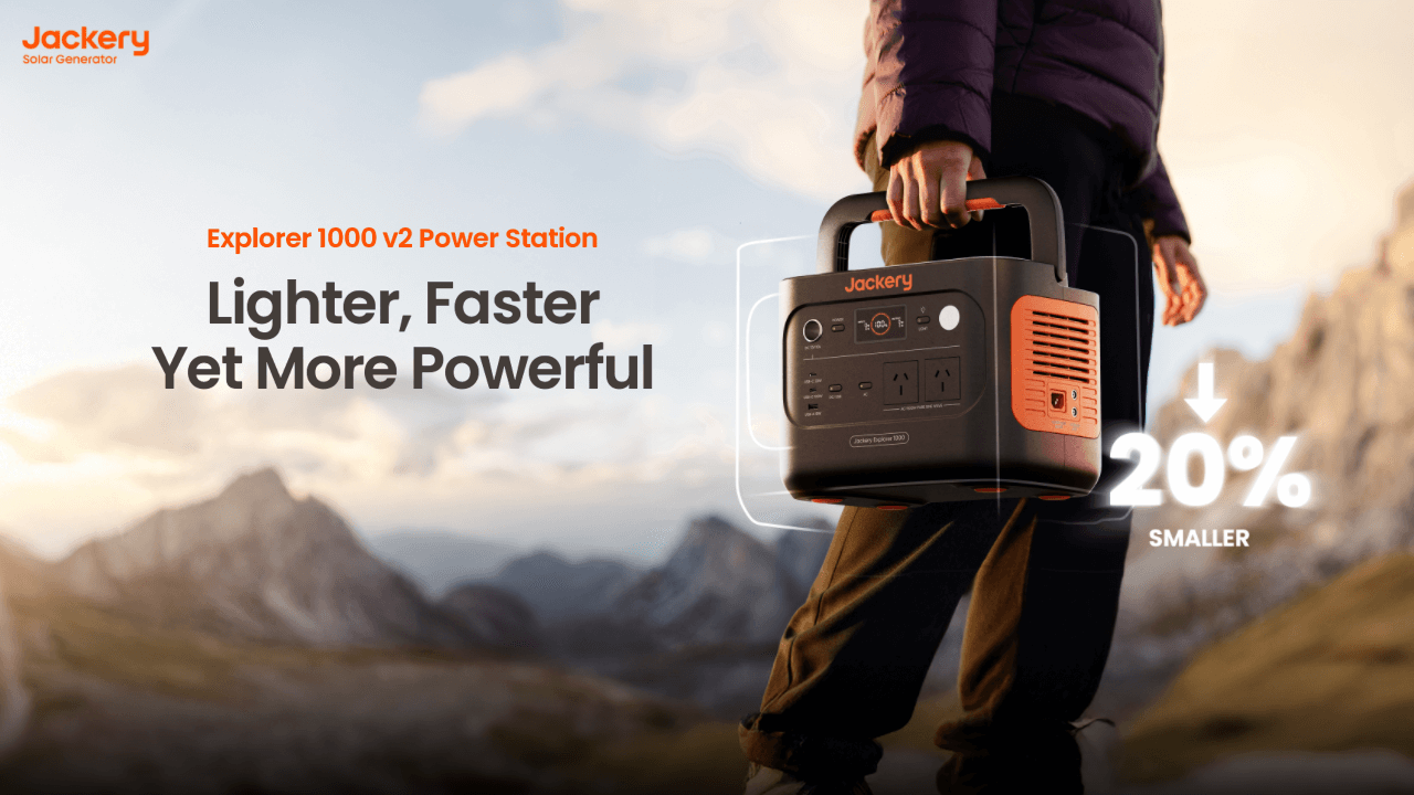 Jackery Launches Explorer 1000 v2 Power Station in Australia - Jackery  Australia