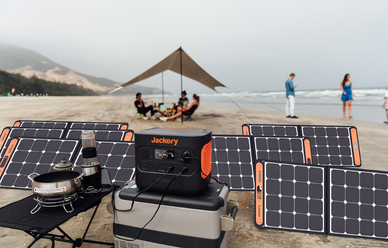 Jackery Solar Generators for Beach Side Activities