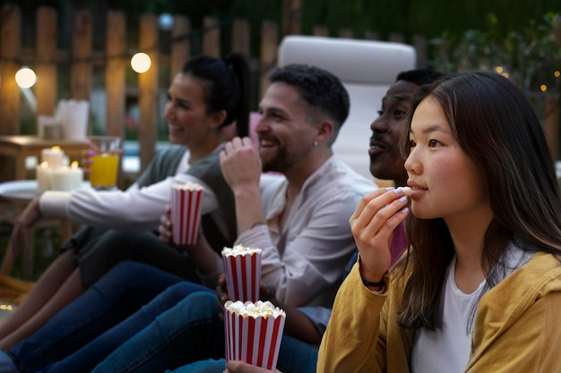 Solar Power Bank for Backyard Cinema