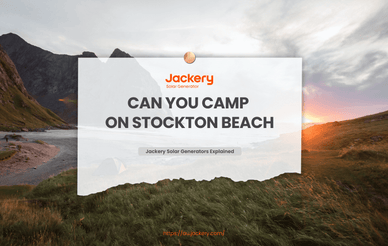 can you camp on stockton beach guide