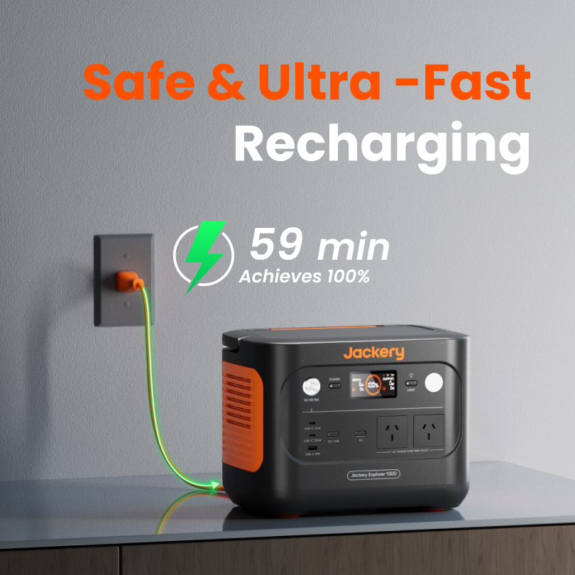 Jackery Solar Generator 1000 v2 (Explorer 1000 v2 + SolarSaga 100W x1)