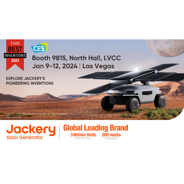 Jackery Debuts Revolutionary Solar Generator Mars Bot at CES 2024, Ushering in a New Era for Solar Generators