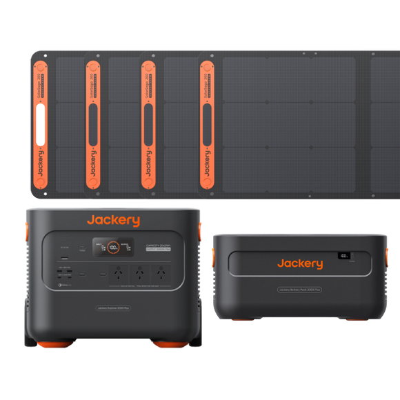 Jackery Solar Generator 2000 Plus Kit (4kWh + 200Wx4 Combo)