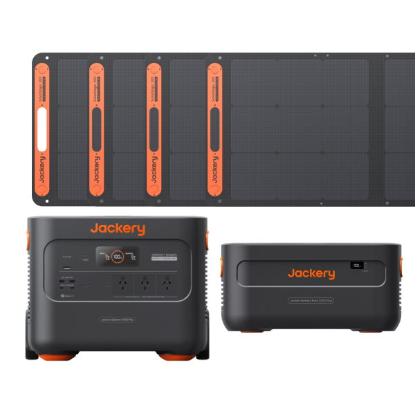 Jackery Solar Generator 2000 Plus Kit (4kWh + 200Wx4 Combo)